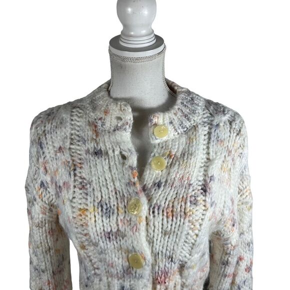 Urban Outfitters Cameron Confetti Cable Knit Crop Cardigan - Picture 6 of 13